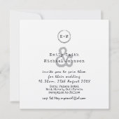 Vintage Typeset Kraft Trouwkaart - FOTO TOEVOEGEN Kaart (Voorkant)