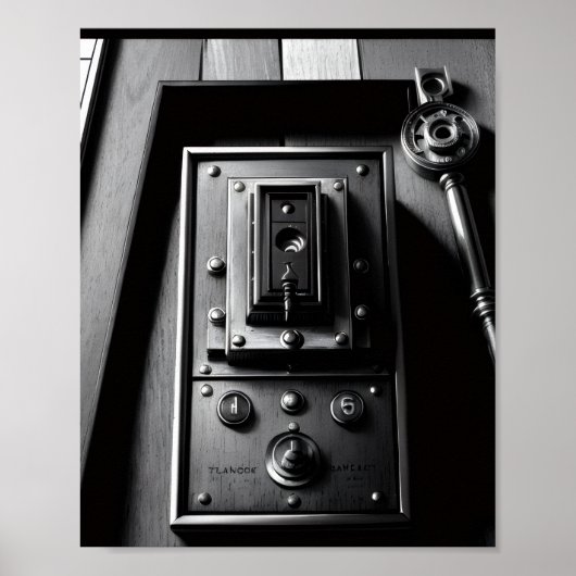 Vintage Typographic Masterpiece Poster (Voorkant)