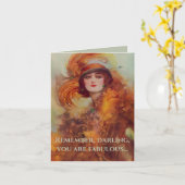 Vintage U bent een geweldige kaart (Gele Bloem)