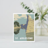 vintage uit St. Augustine Florida Briefkaart (Staand voorkant)