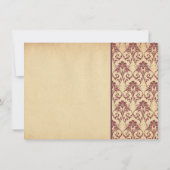 Vintage uitnodiging ter gelegenheid van 50-jarig j (Achterkant)