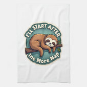 Vintage Uitstel Eendagsvlieg Funny Student Shirt Theedoek (Verticaal)