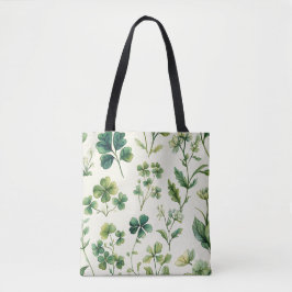 VINTAGE UITZICHT IERSE CELTISCHE KLAVERTJE TOTE BAG