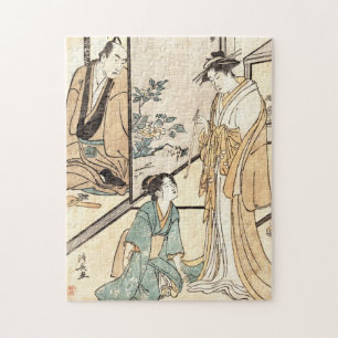 Vintage ukiyo-e geisha maiko-tattoo van Cool japan Legpuzzel