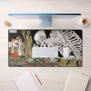 Vintage Ukiyo-e Kuniyoshi Skelet Specter Kunst Bureaumat