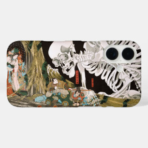 Vintage Ukiyo-e Kuniyoshi Skelet Spokeners Kunst iPhone 16 Hoesje