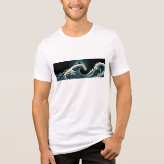 Vintage Ukiyo e Surfen Zen Meditatie T-shirt
