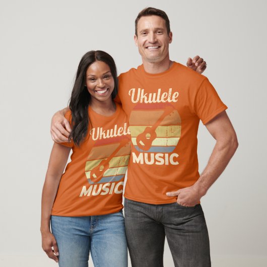 Vintage Ukulele Music vintage T-shirt (Unisex)