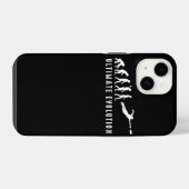 Vintage Ultimate Frisbee Sport Evolutie iPhone Hoesje (Achterkant horizontaal)