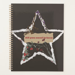 vintage unieke kijk op een boodschap planner