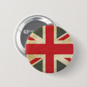 Vintage Union Jack British Flag Button (Voorkant /achterkant)