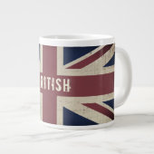 Vintage Union Jack BRITISH Jumbo Tea Mok (Voorkant rechts)