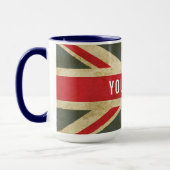 Vintage Union Jack Britse Vlag Mok (Links)