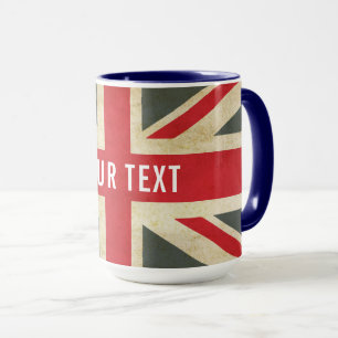 Vintage Union Jack Britse Vlag Mok