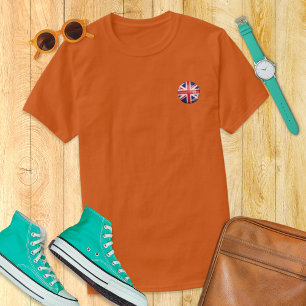 Vintage Union Jack VK-vlag voor de Britse trotslie T-shirt