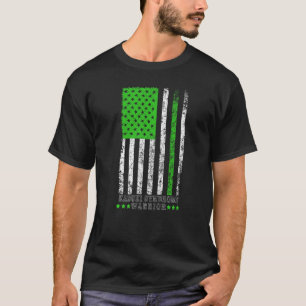 Vintage US Vlag Kabuki Syndroom Krijger Vechters T-shirt
