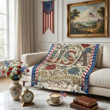 Vintage USA 250 Jaar Vrijheid Victoriaanse Tuin