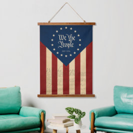 Vintage USA 250e verjaardagsvlag, Patriottische Vr Hangend Wandkleed