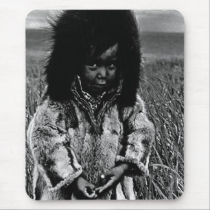 Vintage USA Alaska eskimo jongen Muismat