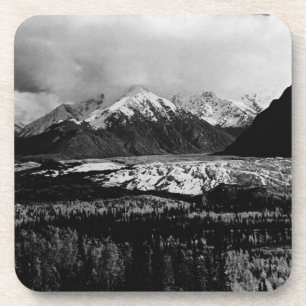 Vintage USA Alaska Matanuska gletsjer Bier Onderzetter