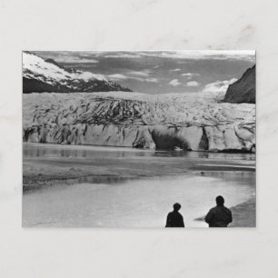 Vintage USA Alaska Mendenhall gletsjer Juneau Briefkaart