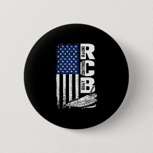 Vintage usa Amerikaanse vlag 4 juli patriottische  Ronde Button 5,7 Cm
