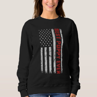 Vintage USA Amerikaanse Vlag Beste Klaproos Ooit R Trui