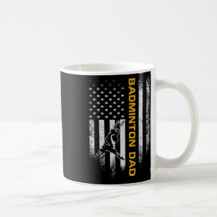 Vintage Usa Amerikaanse Vlag Trots Badminton Vader Koffiemok
