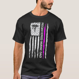 Vintage Usa Amerikaanse Vlag Trots Geregistreerde T-shirt