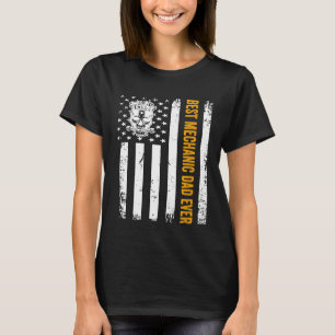 Vintage Usa Beste monteur Papa ooit Amerikaanse vl T-shirt