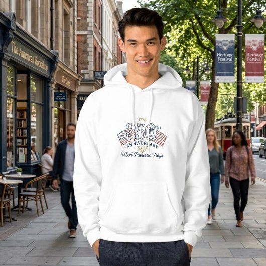 Vintage USA Patriotic Flags Liberty Bell Pullover 