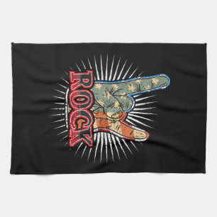 Vintage USA Rock - Bandconcertposter 70s 80s Theedoek