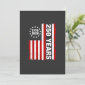 Vintage USA Semiquincentennial 250ste verjaardag  Kaart (Staand voorkant)