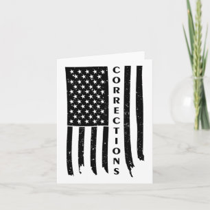 Vintage Usa Vlag Correcties Funny Correctionele Va Kaart