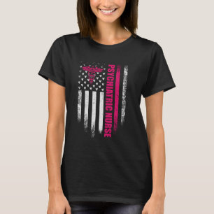 Vintage USA-vlag Trots verpleegkundige, Verpleging T-shirt