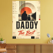 Vintage Vader Canvas Wandkunst Afdruk (Insitu (Woonkamer))