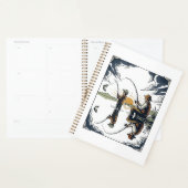 Vintage Vader en Kind Vissersgravure Shirt D Planner (Display)