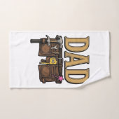 Vintage Vader Gereedschapsgordel Vaderdag Handdoek (Handdoek)
