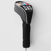 Vintage Vader Opgerichte Cadeau Tekst 3 Foto Golfheadcover (Schuin)