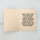 Vintage Vader Zoon Vaderdag Kaart (Binnen)