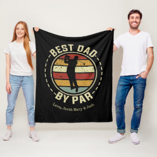 Vintage Vaderdag Golf  Fleece Deken