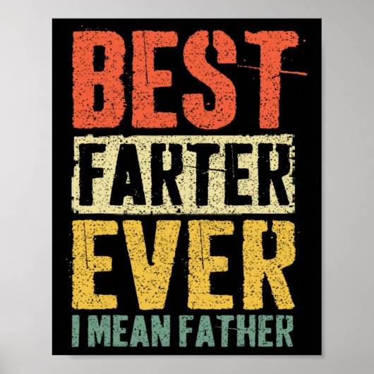 Vintage Vaderdag Papa Allerbeste Scheter Vind Ik Poster (Voorkant)