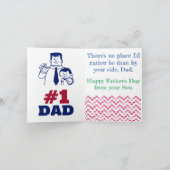 Vintage vaders  feestdagen kaart (Binnen)