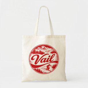vintage Vail Colorado outdoor kabeltram souvenirs Tote Bag