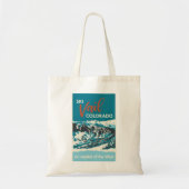 Vintage Vail Ski Poster Tote Bag (Voorkant)