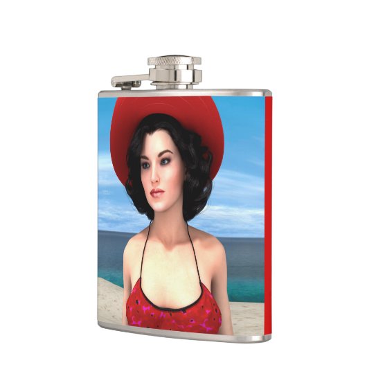 Vintage Vakantie Heupfles (Links)