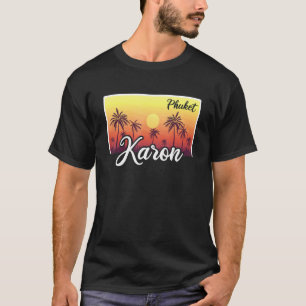 Vintage vakantie Thailand reizen Azië Karon Beach T-shirt