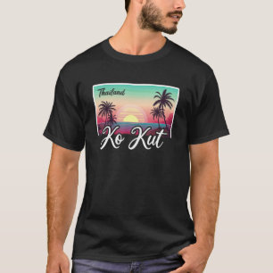Vintage vakantie Thailand reizen Azië Thais Koh Ko T-shirt