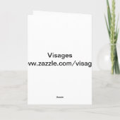 Vintage Valentijn Afbeelding Feestdagen Kaart (Achterkant)