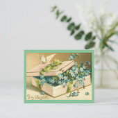 Vintage Valentijn Briefkaart (Staand voorkant)